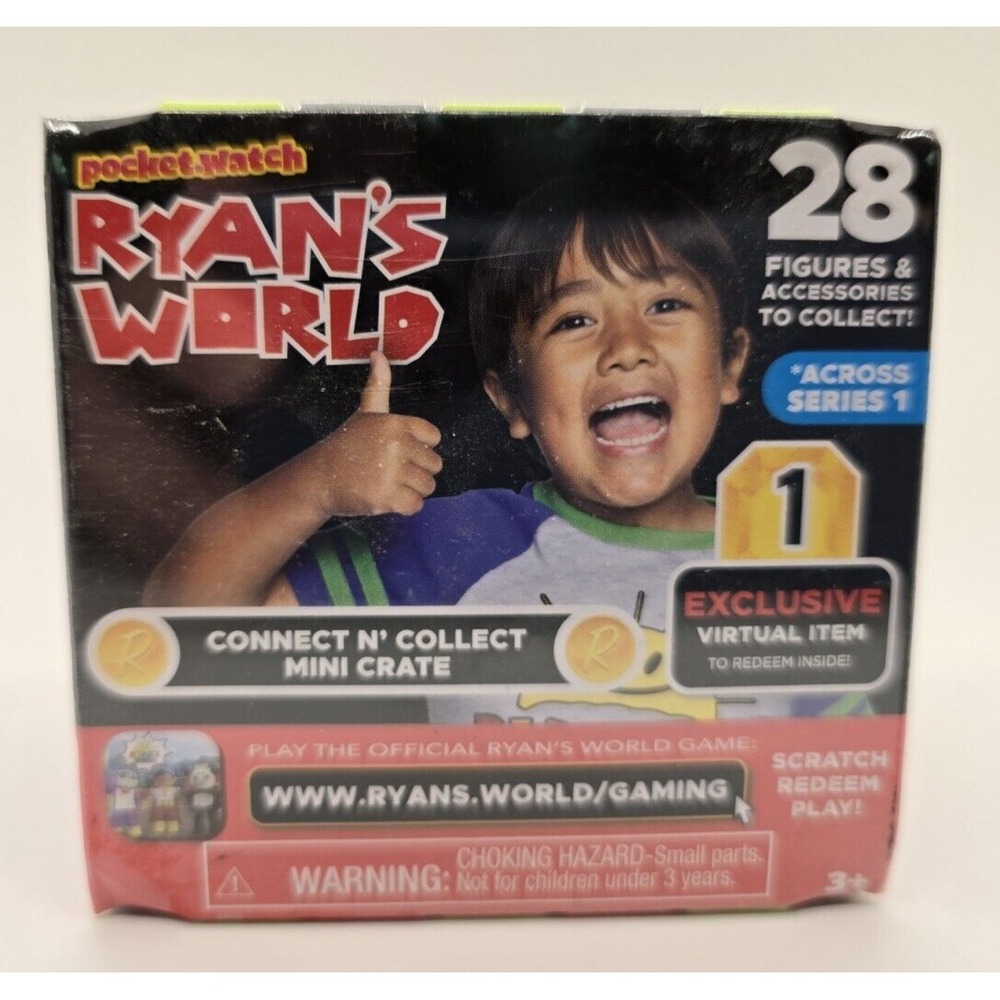 📀 Ryan's World‎ Connect N' Collect Mini Crate - Surprise NEW